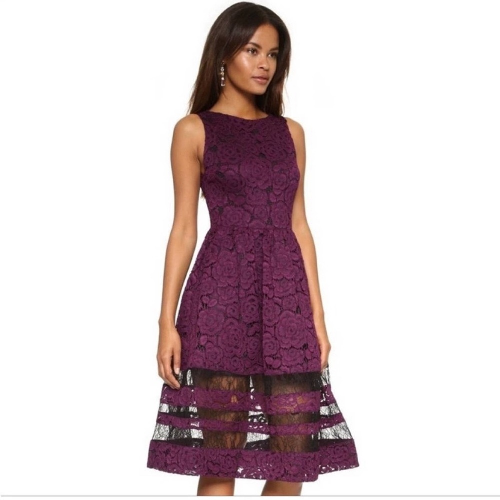 ALICE + OLIVIA Lace Cocktail Dress